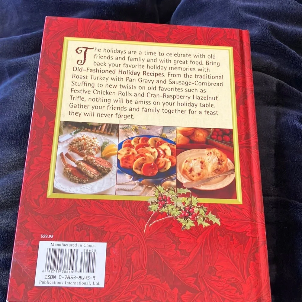 Old-Fashioned Holiday‎ Recipes Book - Hard Cover